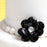 Black Flower Buttons Cake Decoration