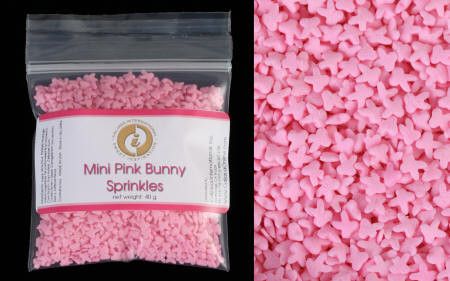 Mini Pink Bunny Sprinkles