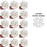 2 inch white sugar rose cake decoration for wedding cakes by Caljava