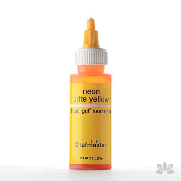 ChefMaster Liqua-Gel Color 2.3 oz - Neon Bright Yellow