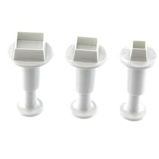 Square Plunger Cutters - Set of 3