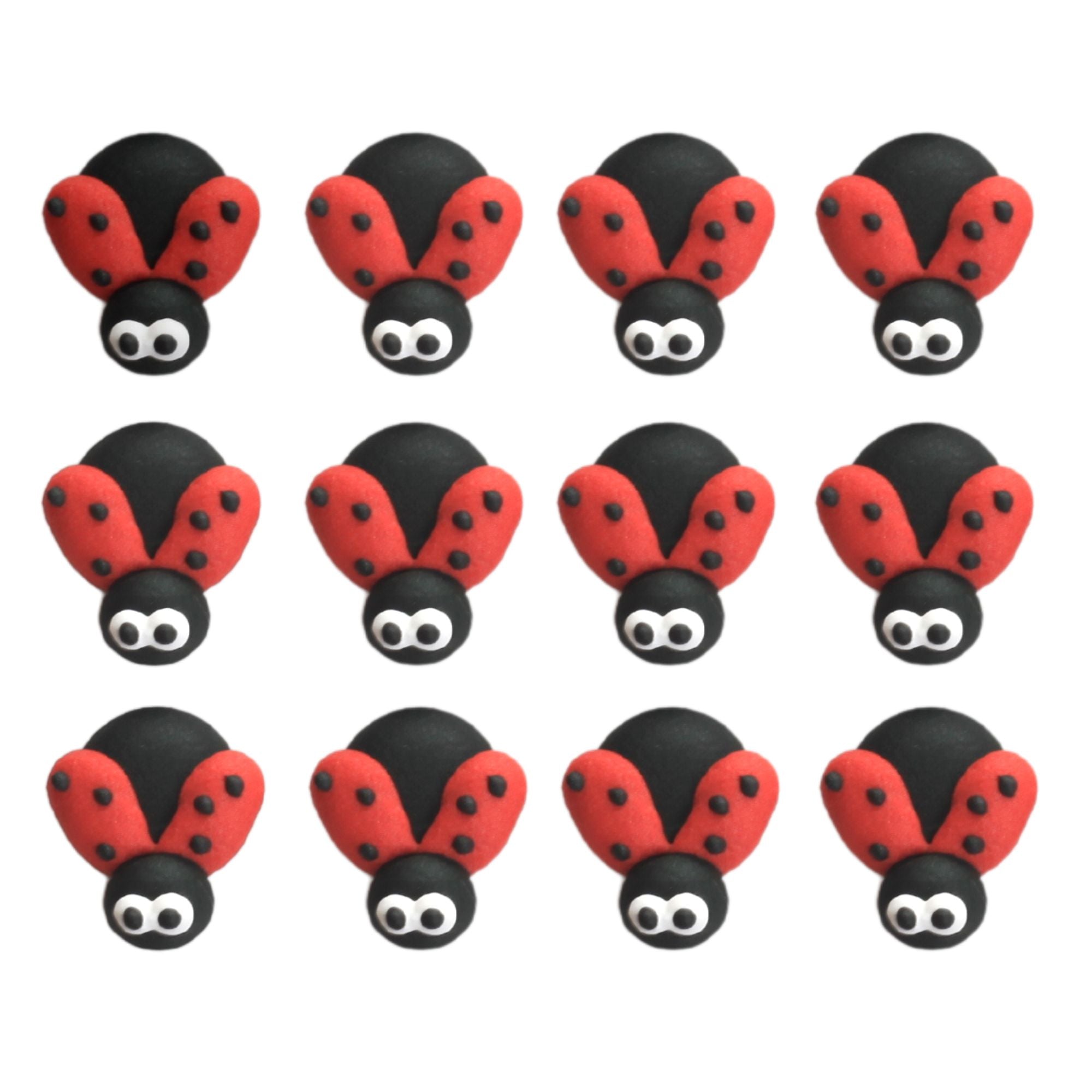 Mini Ladybug Royal Icing Decorations (Bulk) — CaljavaOnline