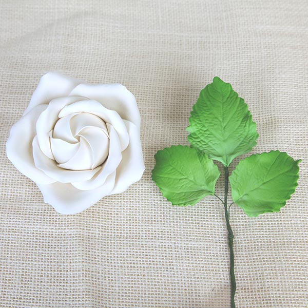 Gum Paste Sugar Flower Rose cake topper great for cake decorating your own wedding cakes and birthday cakes. 