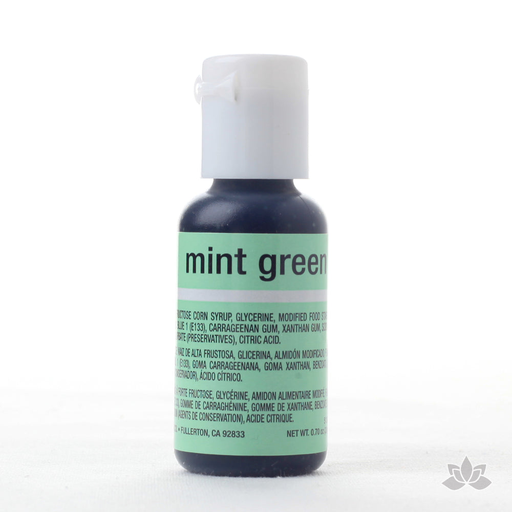 Mint Green Food Color Soft Gel great for adding color to your icings and other edible treats.