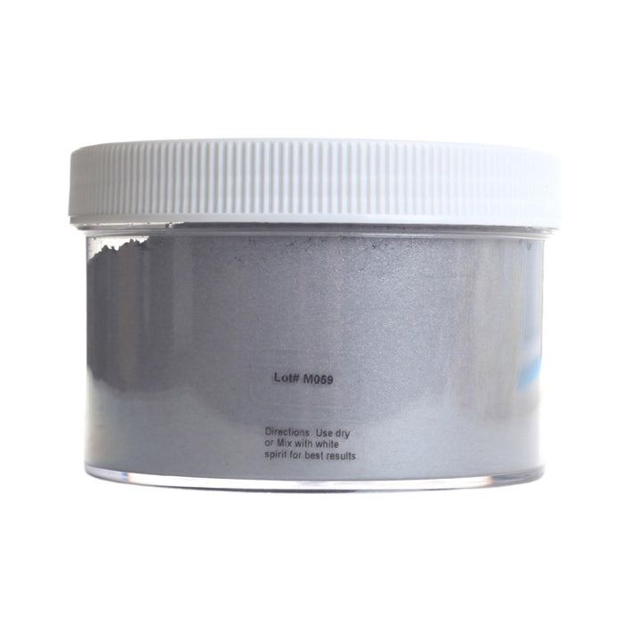 Edible Silver luster dust color perfect for cake decorating fondant cakes & wedding cakes. FDA Approved. Food color. Wholesale cake supply.