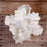 White gumpaste Anemone gumpaste sugarflower cake decoration perfect for decorating wedding cakes.  Wholesale cake supply.  Bakery Supply.