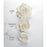 Gum paste Rose sugar flower cake topper great for decorating your own cake or wedding cake. Edible cake topper.
