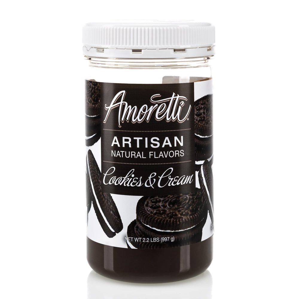 Natural Cookies & Cream Artisan Flavor by Amoretti