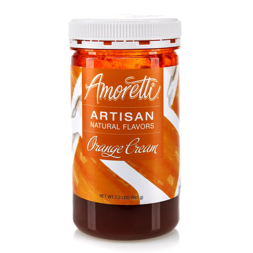 Natural Orange Cream Artisan Flavor by Amoretti