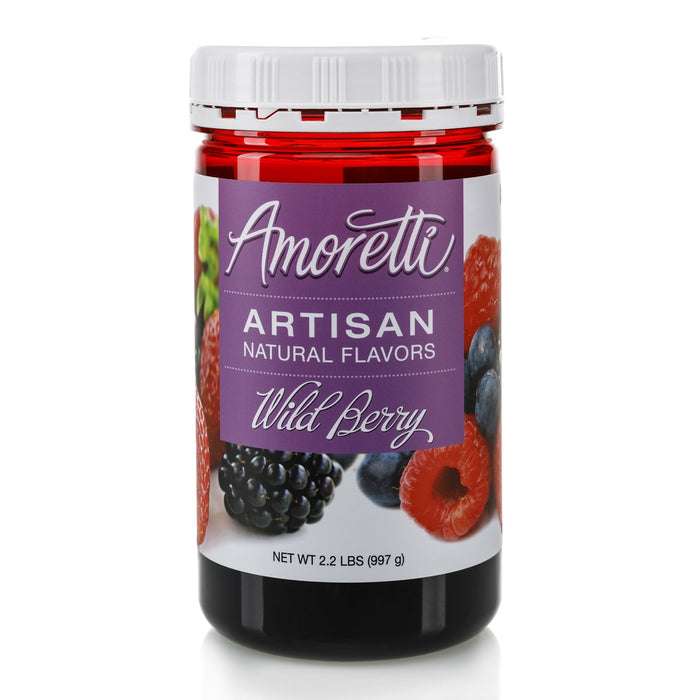 Natural Wild Berry Artisan Flavor by Amoretti