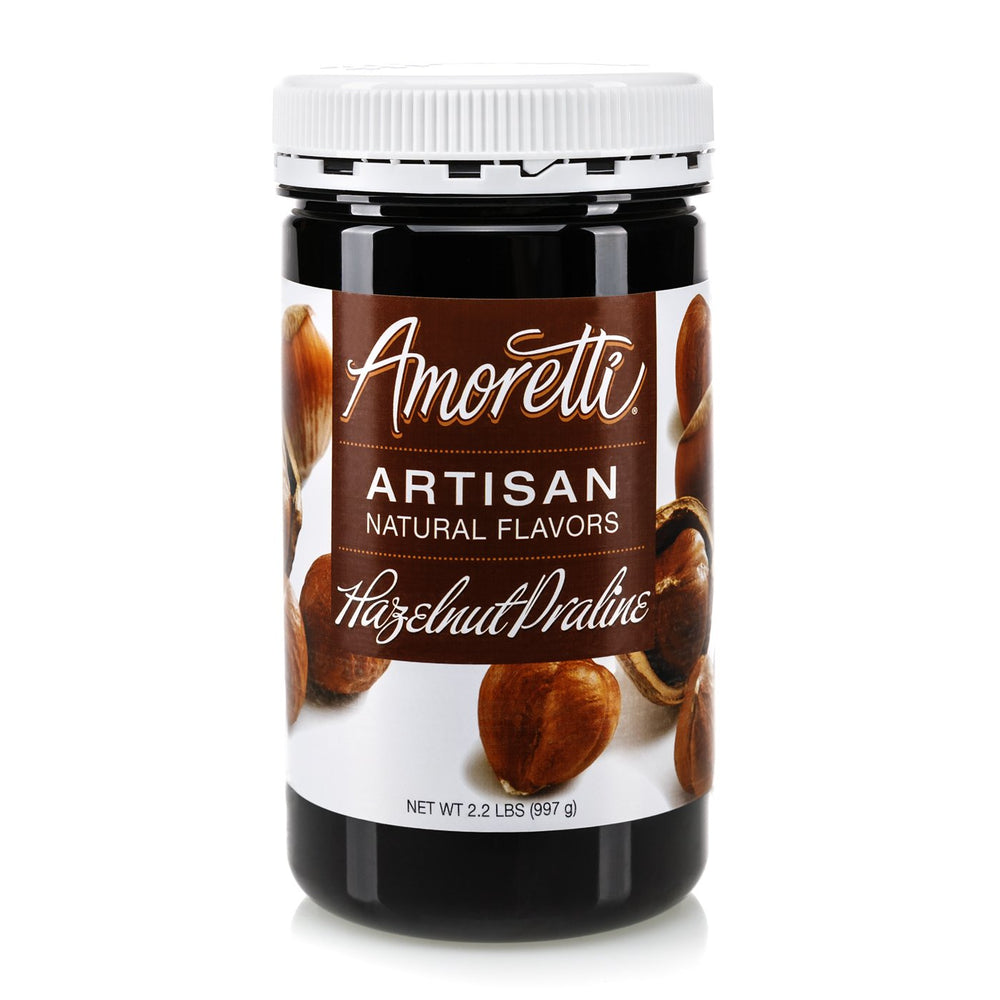 Natural Hazelnut Praline Artisan Flavor by Amoretti