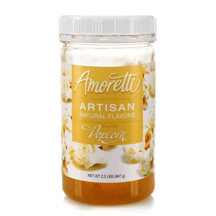 Natural Salted Popcorn Artisan Flavor by Amoretti