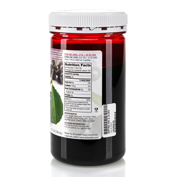 Natural Black Cherry Artisan Flavor by Amoretti