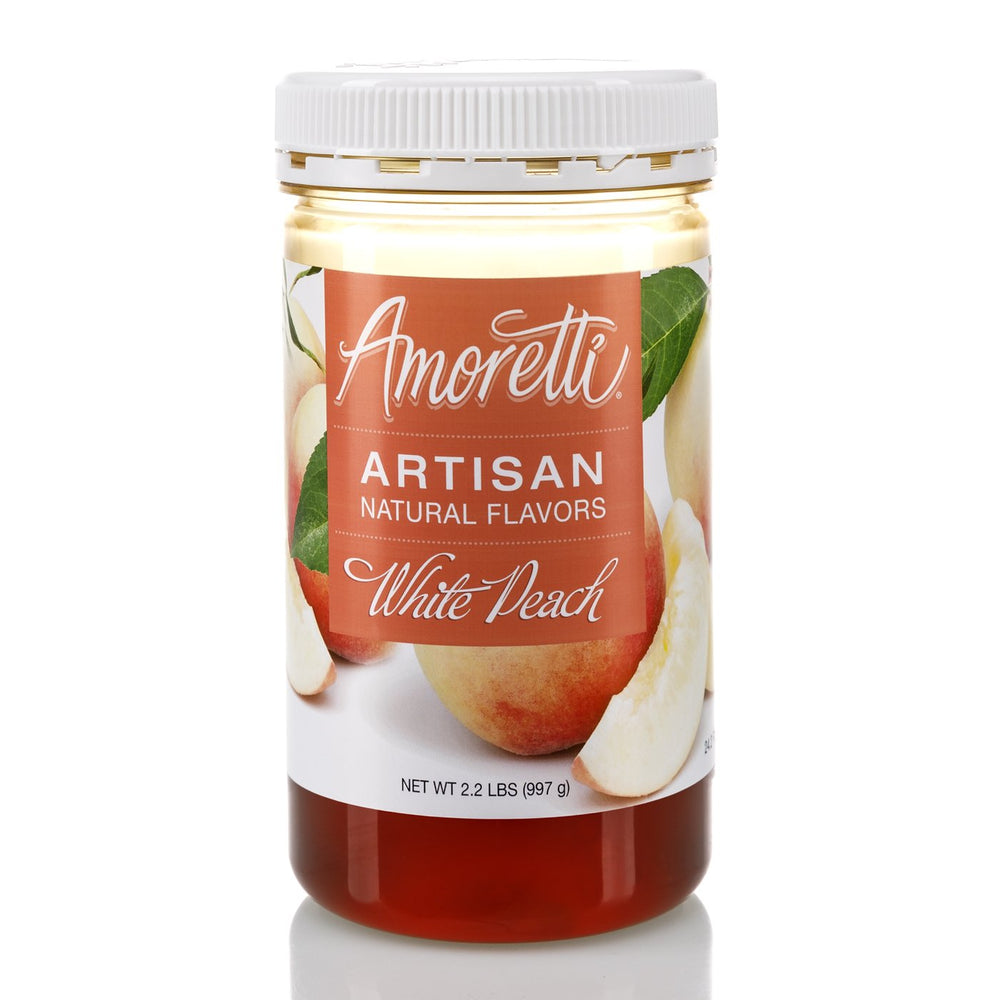 Natural White Peach Artisan Flavor by Amoretti