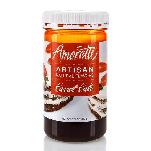 Natural Carrot Cake Artisan Flavor by Amoretti