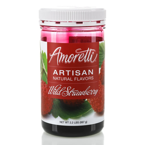Natural Wild Strawberry Artisan Flavor by Amoretti