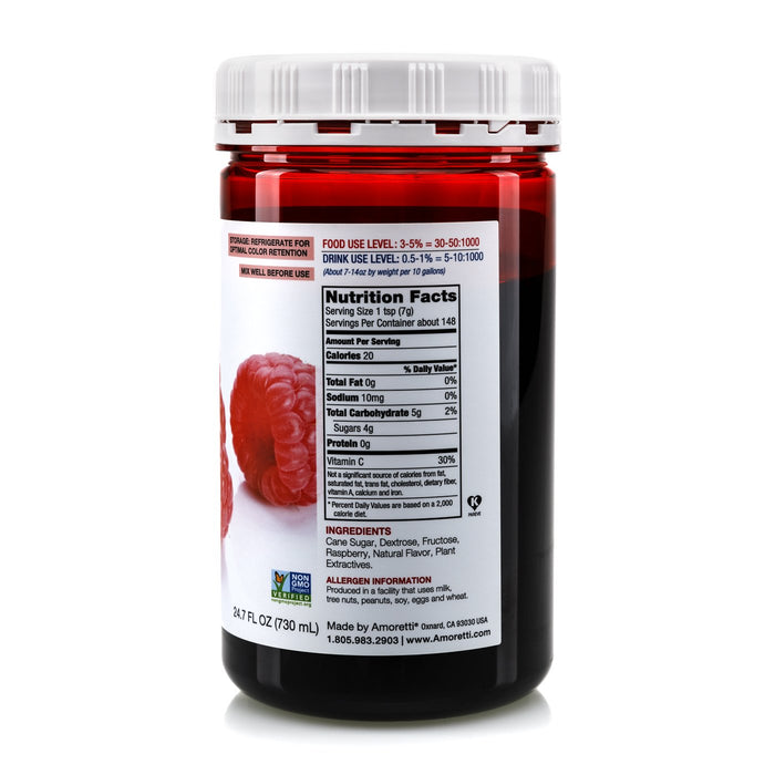 Natural Raspberry Artisan Flavor by Amoretti — CaljavaOnline