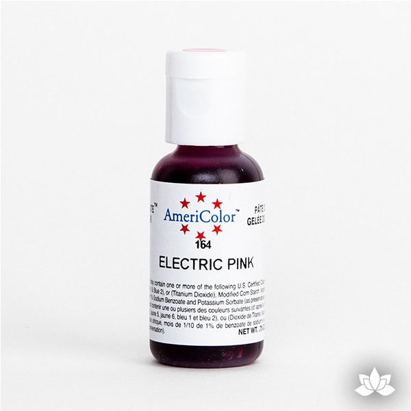 Electric Pink AmeriColor Soft Gel Paste Food Color is perfect for coloring buttercream, icing, and fondant for decorated cakes and cupcakes. Wholesale edible food coloring.