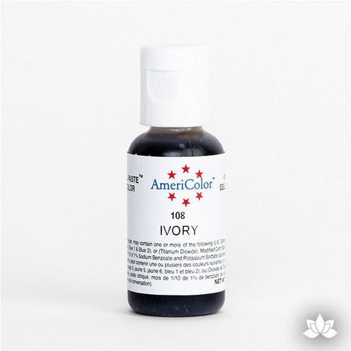 Ivory AmeriColor Soft Gel Paste Food Color is perfect for coloring buttercream, icing, and fondant for decorated cakes and cupcakes. Wholesale edible food coloring.
