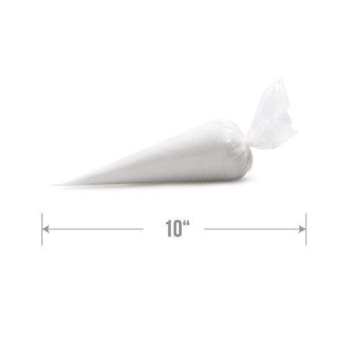 10" Disposable Piping Bags perfect for piping icings such as buttercream or whipped cream for cake decorating.