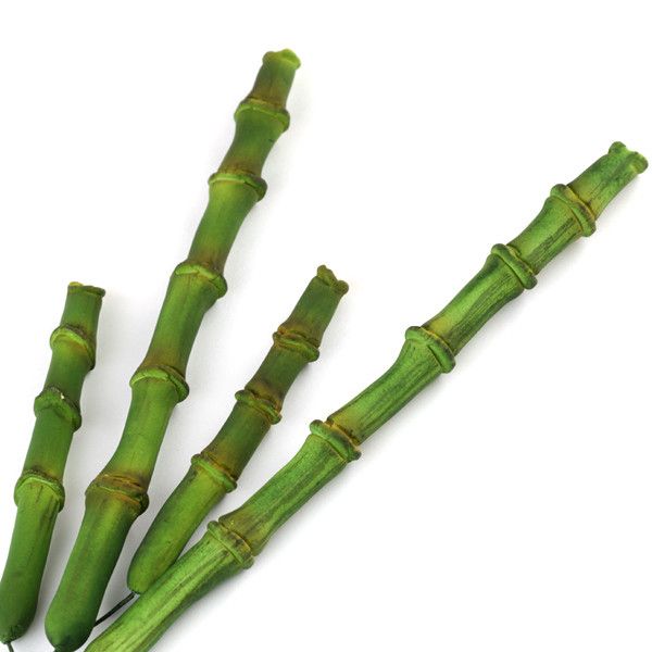 Gumpaste Bamboo Stalk sugarflower cake toppers perfect for cake decorating fondant cakes and outdoor wedding cakes.  Great accents to gumpaste flowers.