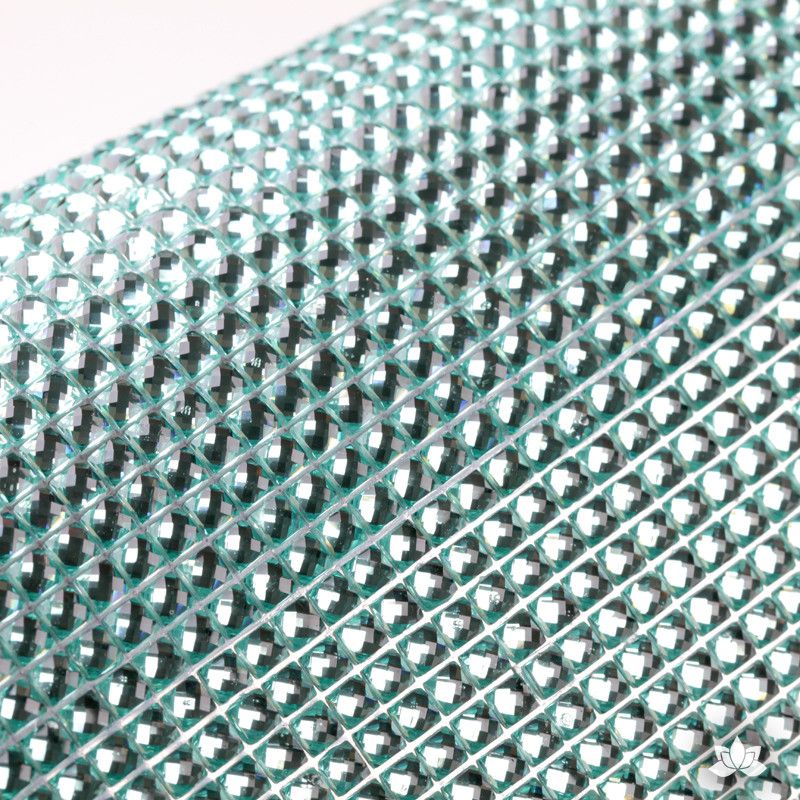 Aqua Glam Sticker - Cake Board Wrap
