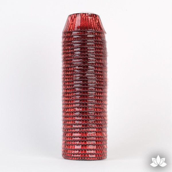 500 Foil Baking Cups - Red (Sleeve)