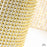 Add bling to your cake with Glam Ribbon Diamond Cake Wraps. Perfect for cake decorating rolled fondant cakes & wedding cakes. Cake decoration. Diamond Mesh. Gold Glam Ribbon - Cake Wrap