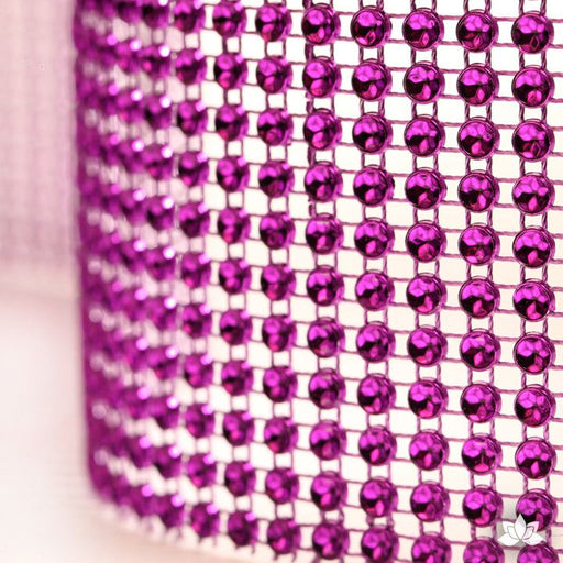 Purple Glam Ribbon Cake Wrap perfect diamond border for any cake and makes cake decorating very easy and simple.  Wholesale cake bling.