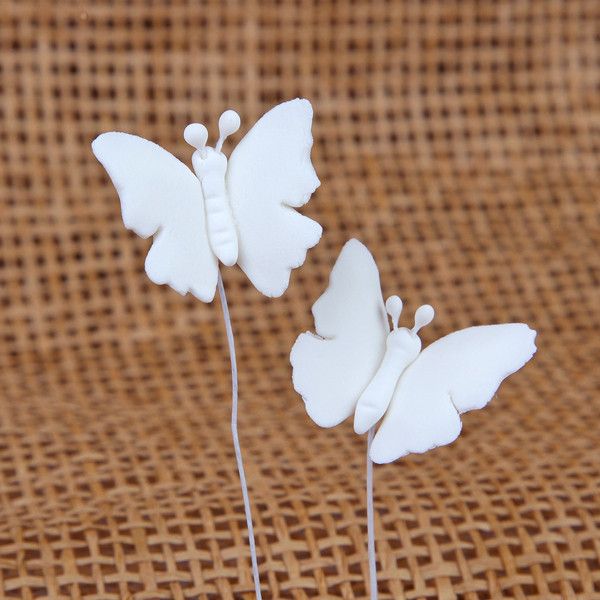 Small Butterflies - White