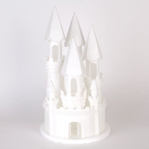 Top your beautiful cake with these Styrofoam Castles. &nbsp;Each castle comes preassembled and is very light weight. &nbsp;Easily airbrush, pipe on with butterc