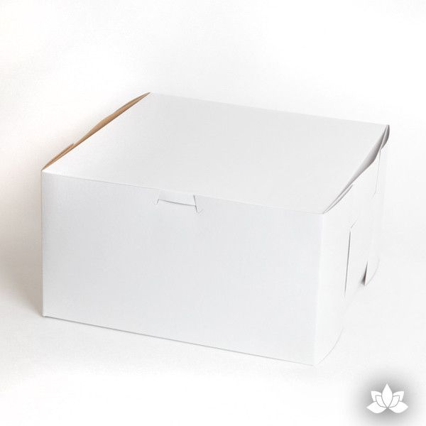 10" Cake Box perfect for carrying cakes & for transporting.  White Cake Box.  Cake Supply.