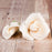 English Rose Blooms & Buds in Ivory are gumpaste sugarflower cake decorations perfect as cake toppers for cake decorating fondant cakes and wedding cakes. Caljava wholesale cake supply.
