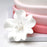 Large White Cherry Blossoms handmade cake decorations (2 sizes). Wholesale cake decoration supply. Caljava