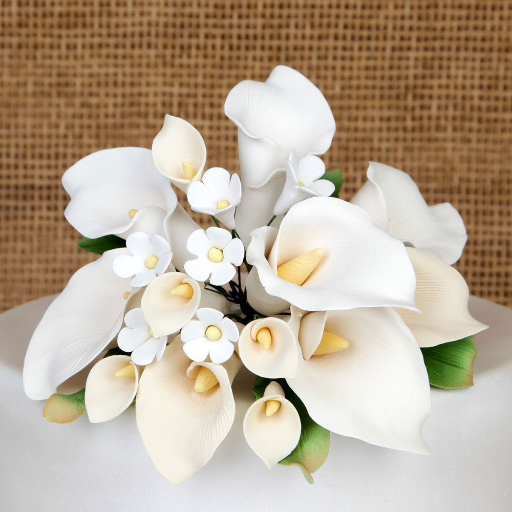 lily flower cake decorations Large Calla Lily Cake Topper