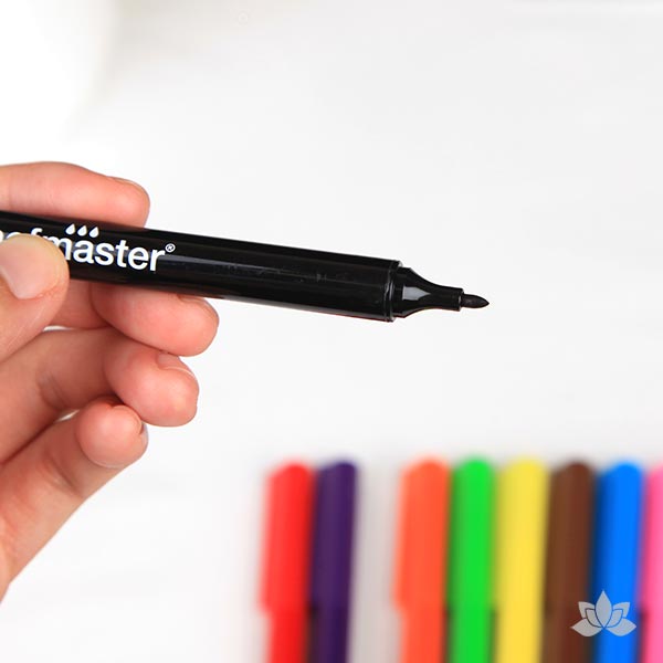 Black Food Decorating Pens - Double Tipped