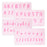 Acrylic Calligraphy Stencils Letters and Numbers for cake decorating your cakes, cupcakes and cookies. Lacupella