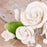 Small Tea Rose Sprays - White