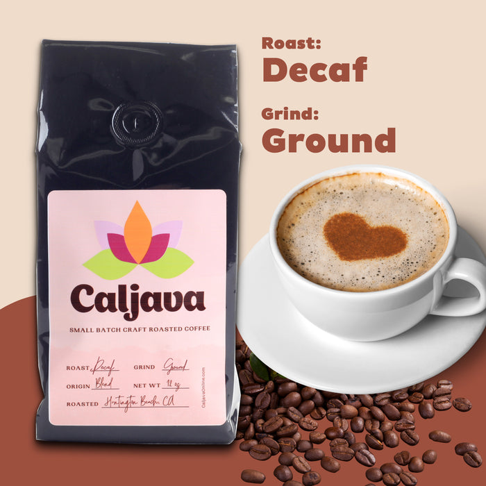 Caljava Coffee Beans, craft roasted fair trade coffee great for everyday coffee.