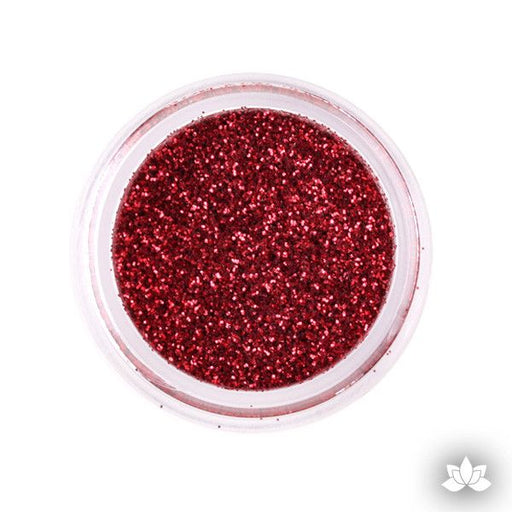 American Red Disco Dust Pixie Dust. Disco Dust is a Non-toxic fine glitter for cake decorating that will add a touch of color to your fondant cakes & cupcakes.  Caljava Wholesale cake supply. FondX