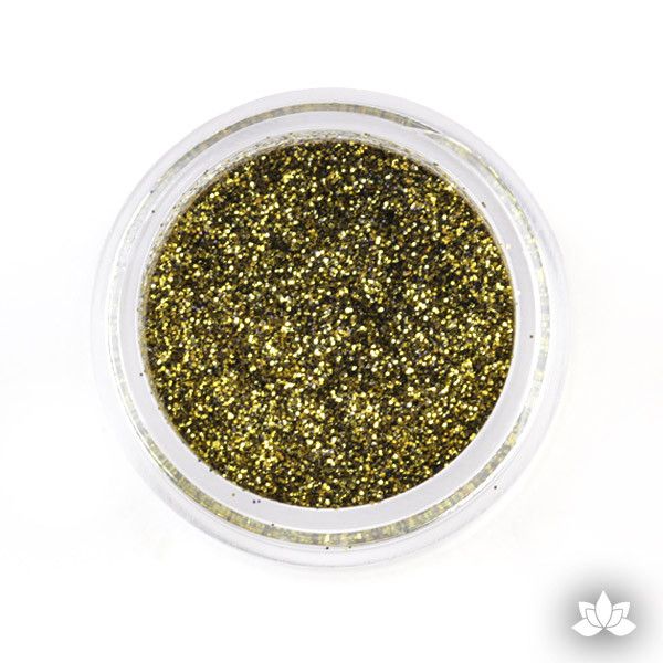 Antique Gold Disco Dust Pixie Dust. Disco Dust is a Non-toxic fine glitter for cake decorating that will add a touch of color to your fondant cakes & cupcakes.