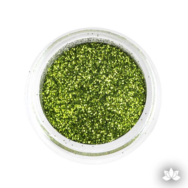 Avocado Disco Dust Pixie Dust. Disco Dust is a Non-toxic fine glitter for cake decorating that will add a touch of color to your fondant cakes & cupcakes.
