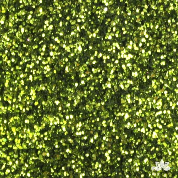 Avocado Disco Dust Pixie Dust. Disco Dust is a Non-toxic fine glitter for cake decorating that will add a touch of color to your fondant cakes & cupcakes.  Caljava Wholesale cake supply. FondX