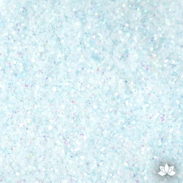 Baby Blue Disco Dust Pixie Dust. Disco Dust is a Non-toxic fine glitter for cake decorating that will add a touch of color to your fondant cakes & cupcakes.  Caljava Wholesale cake supply. FondX