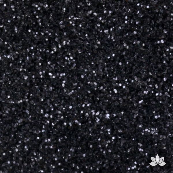 Black Disco Dust Pixie Dust. Disco Dust is a Non-toxic fine glitter for cake decorating that will add a touch of color to your fondant cakes & cupcakes.  Caljava Wholesale cake supply. FondX