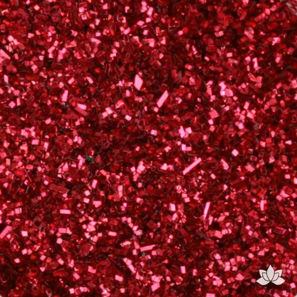 Cherry Disco Dust Pixie Dust. Disco Dust is a Non-toxic fine glitter for cake decorating that will add a touch of color to your fondant cakes & cupcakes.  Caljava Wholesale cake supply. FondX