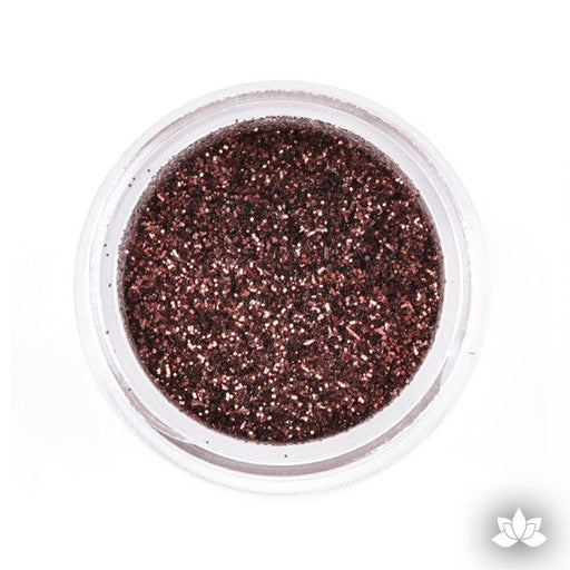 Chocolate Brown Disco Dust Pixie Dust. Disco Dust is a Non-toxic fine glitter for cake decorating that will add a touch of color to your fondant cakes & cupcake