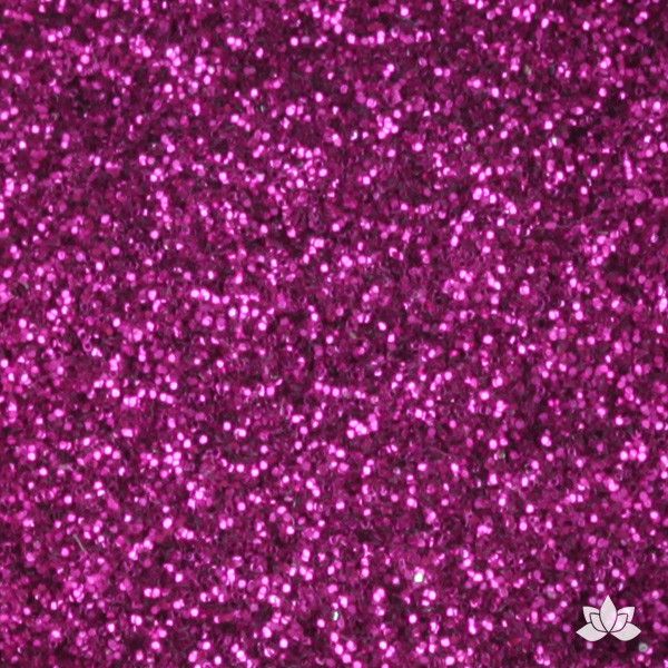 Fuchsia Disco Dust Pixie Dust. Disco Dust is a Non-toxic fine glitter for cake decorating that will add a touch of color to your fondant cakes & cupcakes.  Caljava Wholesale cake supply. FondX