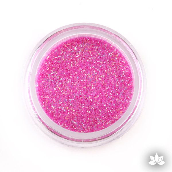 Fuchsia Rainbow Disco Dust Pixie Dust. Disco Dust is a Non-toxic fine glitter for cake decorating that will add a touch of color to your fondant cakes & cupcake