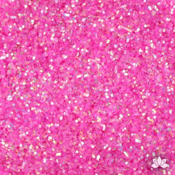 Fuchsia Rainbow Disco Dust Pixie Dust. Disco Dust is a Non-toxic fine glitter for cake decorating that will add a touch of color to your fondant cakes & cupcakes.  Caljava Wholesale cake supply. FondX